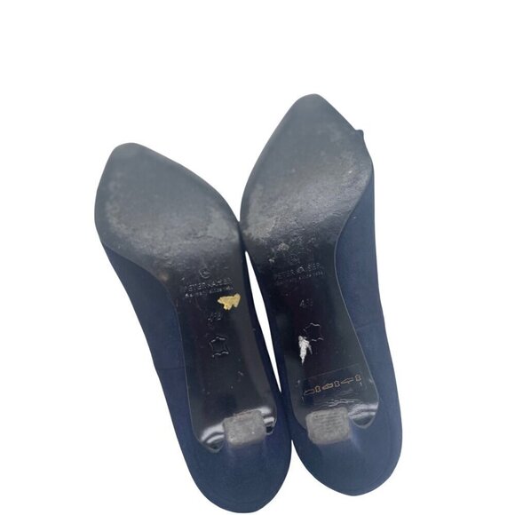 Peter Kaiser  womens pump navy suede size 7.5 beautiful  condition - Picture 6 of 7